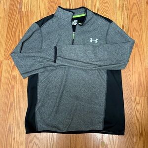 Under Armour Men's Heather Gray and Black Performance Jacket